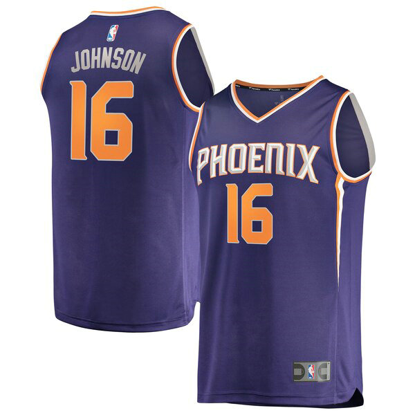 Maillot nba Phoenix Suns Icon Edition Homme Tyler Johnson 16 Pourpre